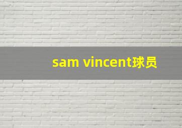 sam vincent球员